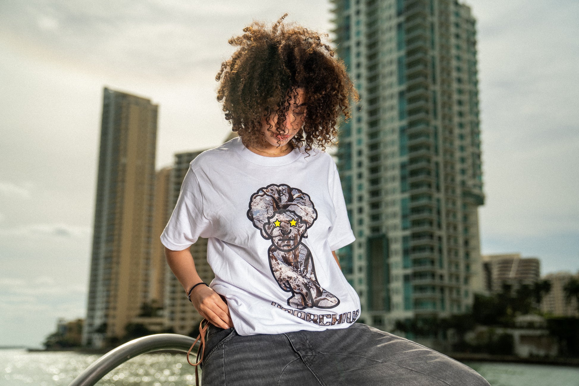 49 Character "Winter Camo" Tee